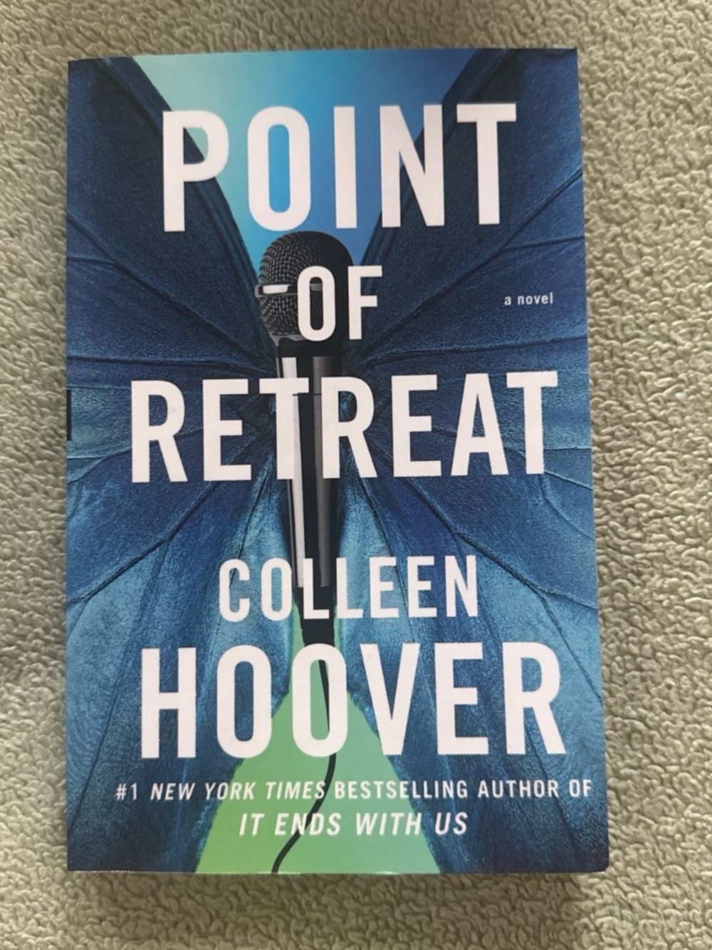 Point of Retreat by Colleen Hoover - Blue Cover
